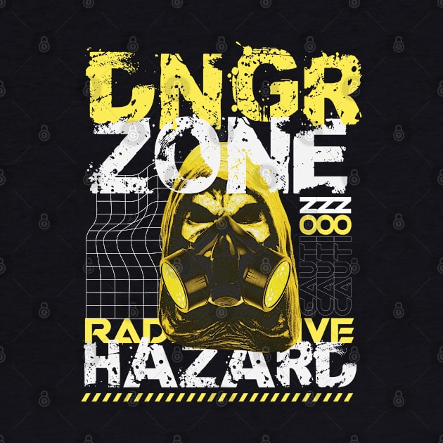 Danger Zone Radioactive Hazard by RadioaktivShop